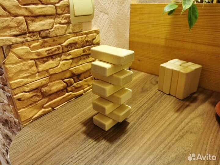 Развивающая детская игра Кирпичики (береза)