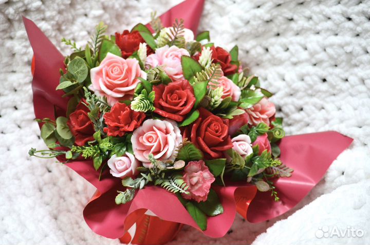 Букет из мыла