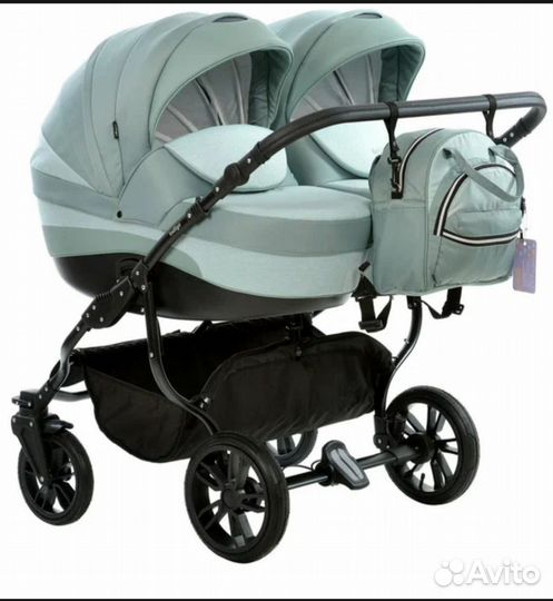 Коляска для двойни 2 в 1 indigo duo