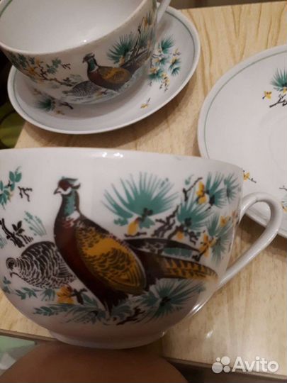 Винтажная чайная чашка Вербилки