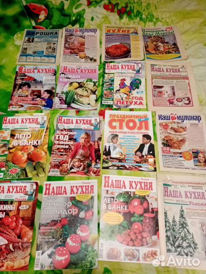 Книги и журналы рецептов вкусной еды