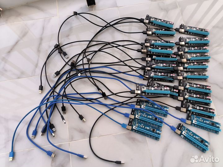 Райзеры для видеокарт PCI-E 1X to 16X