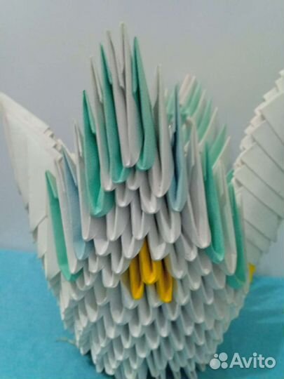 Лебедь аригами