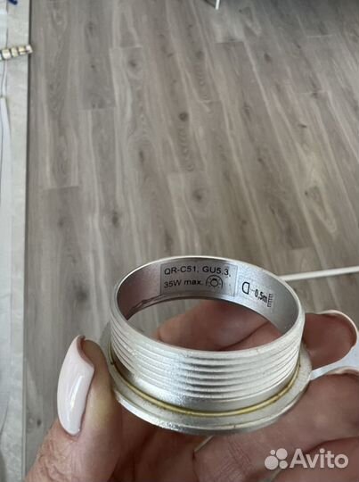 Точечные светильники 5шт б/у