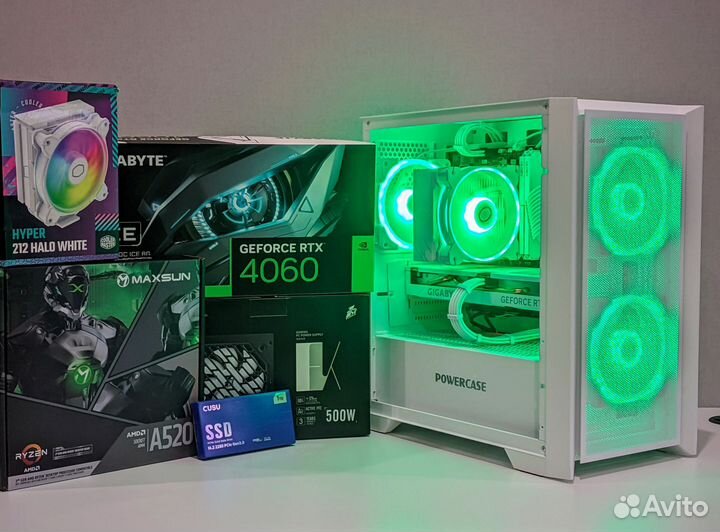 Новый игровой пк (Ryzen 5500/RTX4060/RAM4060)