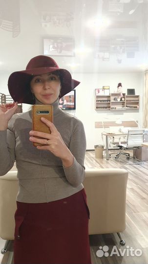 Шляпа фетровая женская