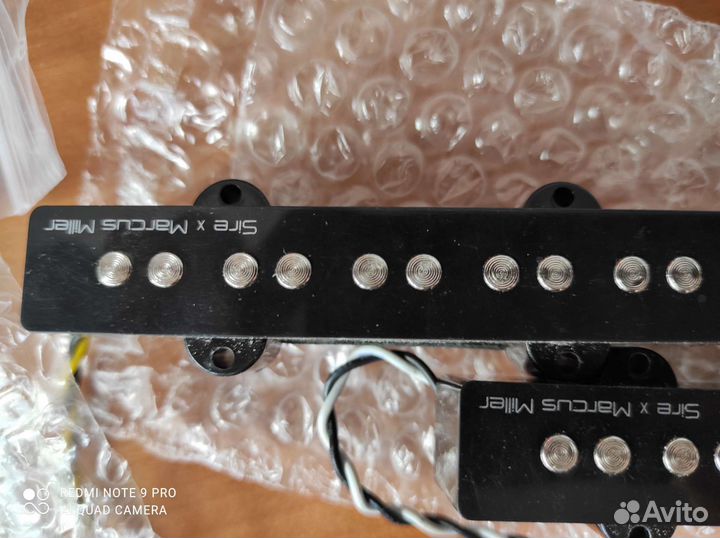 Темброблок с датчиками для 5 струнного джаз баса