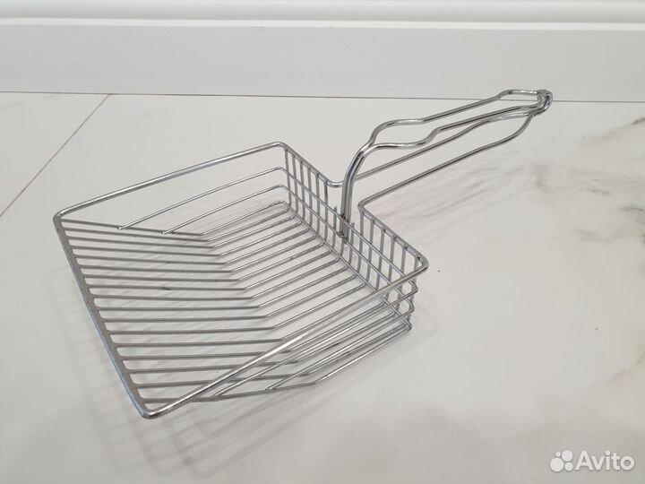 Совок для кошачьего туалета, нержавейка