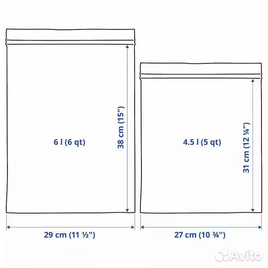 Пакеты IKEA Istad \ икеа истад