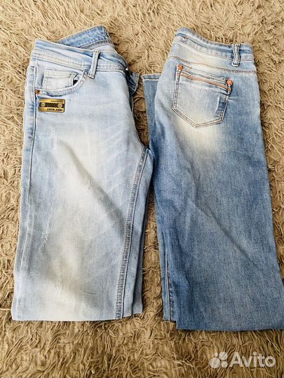 Джинсы пакетом на девушку или подростка на 42-44р