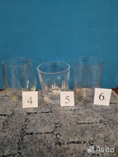 Бокалы, фужеры, стаканы, рюмки