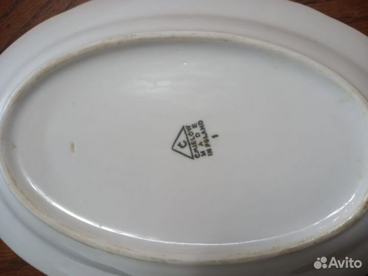 Сервиз рыбный Польша Сmiеlоw винтаж 70-80-х г.г