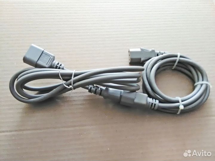 Кабель удлинитель эл. питания для компьютеров и пр