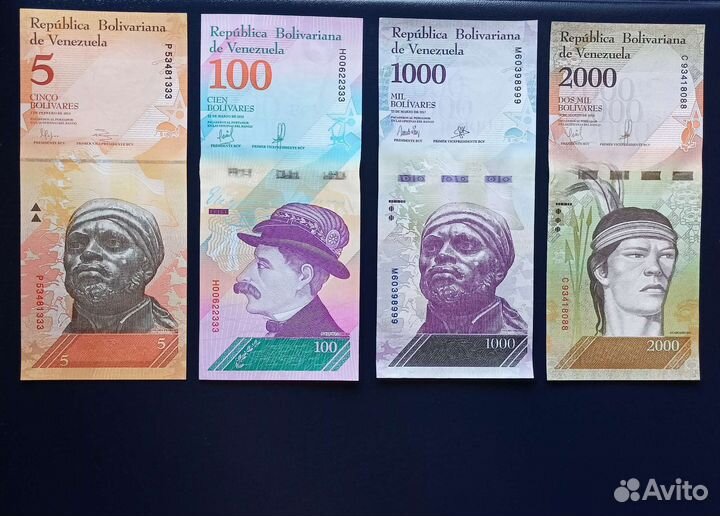 Банкноты иностранные пресс UNC