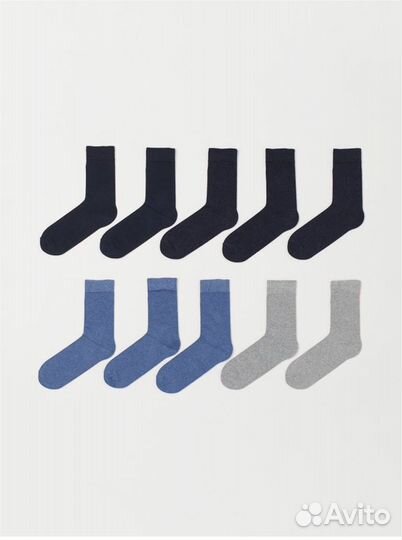 Новые носки H&M комплект 10 пар унисекс