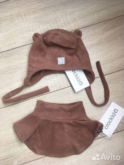 Новая манишка шапка Crockid