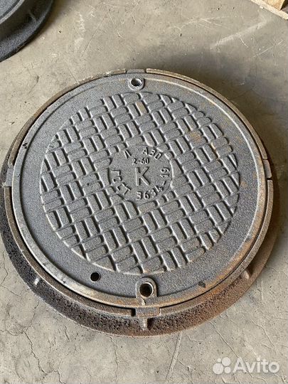 Люк канализационный легкий тип Л(А30) -К 2-60