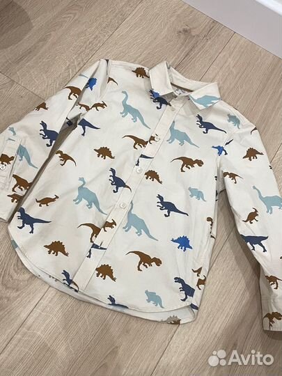 Рубашка джинсы Zara H&M