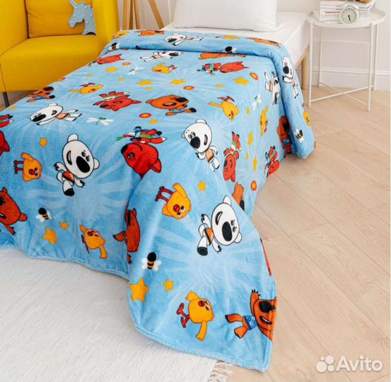 Плед детский плюшевый