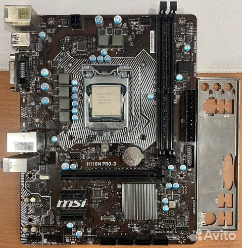 Материнская плата MSI H110M PRO-D + Intel i7
