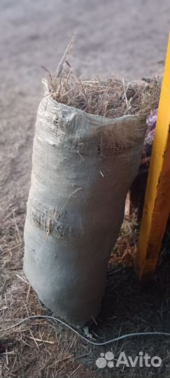 Сено в мешках