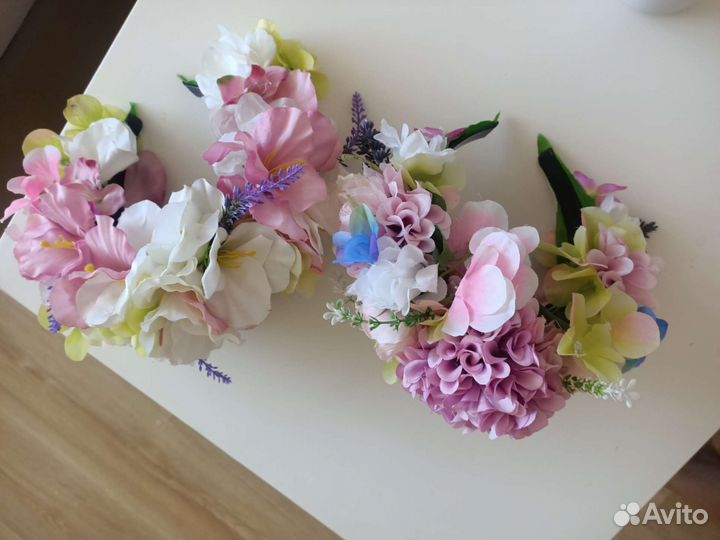 Ободки из цветов на фотосессию