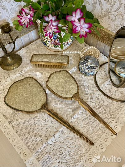 Набор для туалетного столика. Англия. Винтаж