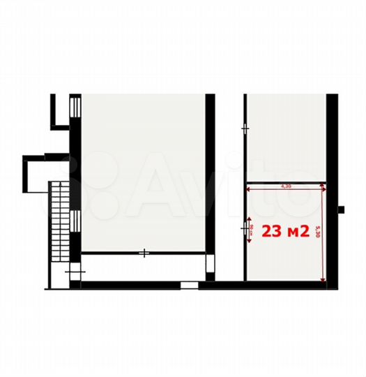 Гараж, 23 м²