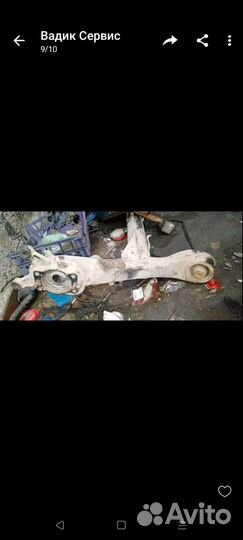 Балка задняя hyundai solaris