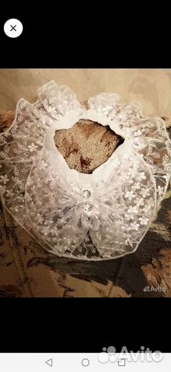 Блузка шикарная(новая) со съёмным жабо