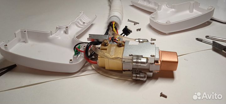 Отдельно излучатель вместо манипул диодного лазера