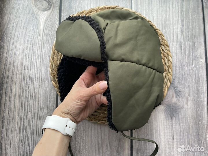 Шапка-ушанка, зима, 52р-р, новая