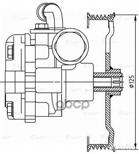 LPS 2502 насос гурmazda 3 (BK) 1.6 03 LPS2502