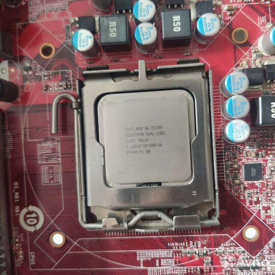 Материнская плата 775(комплект)