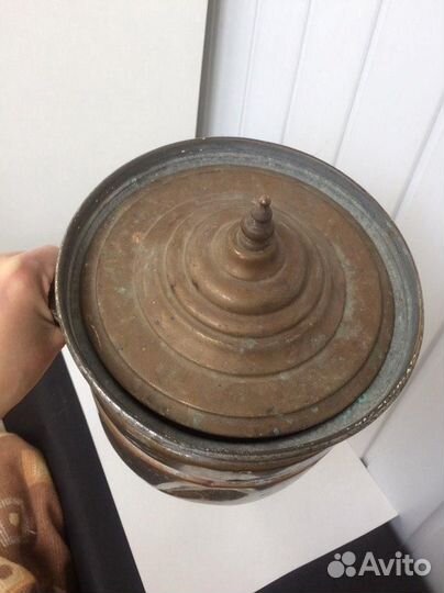 Старинный рукомойник, умывальник Латунь 5 литров