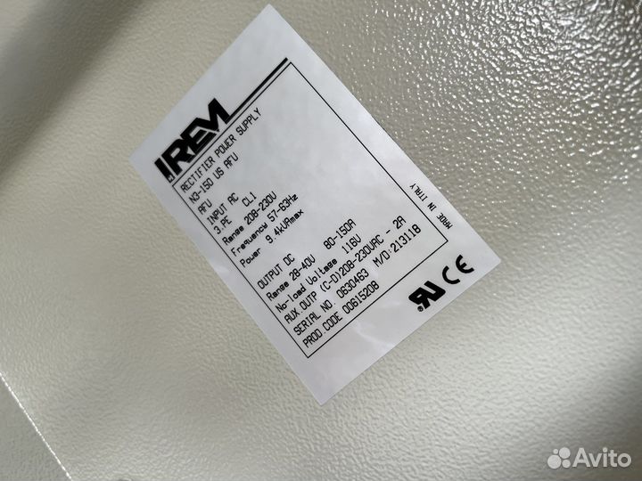Выпрямитель Irem rectifler power suppLy