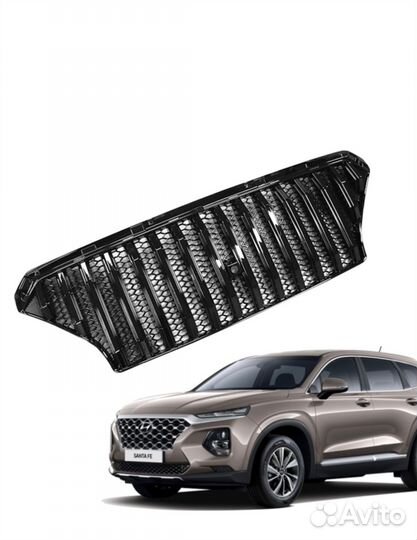 Hyundai Santa Fe тюнинг решетка радиатора