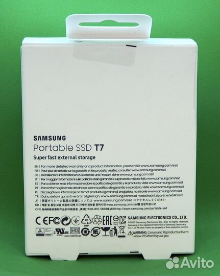 Внешний SSD Samsung T7 500GB USB 3.2