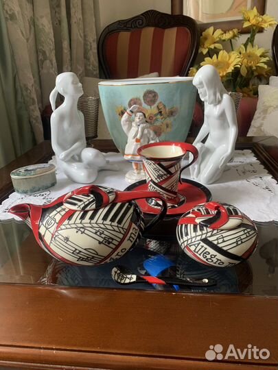 Чайный сервиз фарфор Pavone, Италия