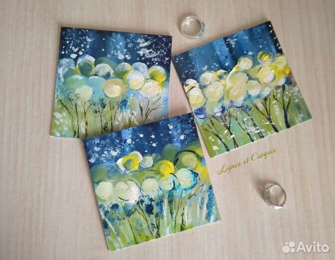 Картина маслом. Три миниатюры