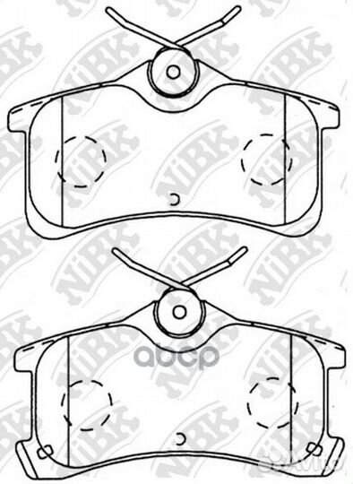 Колод. торм. диск. NiBK PN1220 PN1220 NiBK