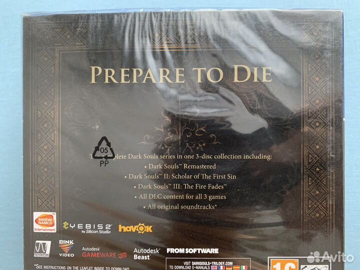 Dark Souls trilogy PS4/PS5 (Новый диск, рус субы)