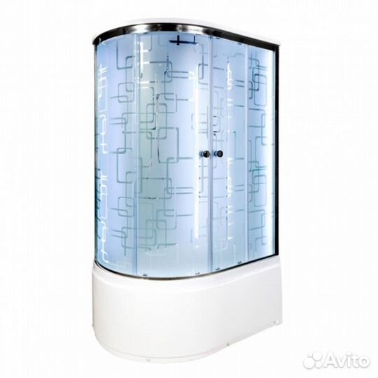 Душевая кабина AvaCan EM4512 LED с гидромассажем правая