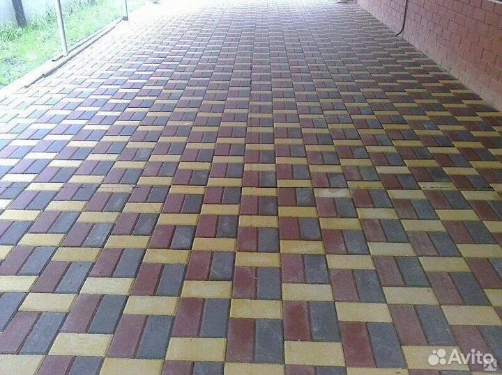 Укладка плитки тротуарной