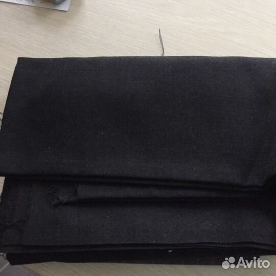Ткань костюмная, черная