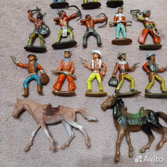 Солдатики индейцы и ковбои Cromoplasto