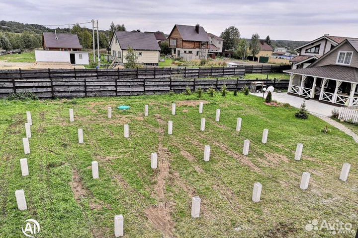 Фундамент на жб сваях / Жб сваи / Забивные сваи