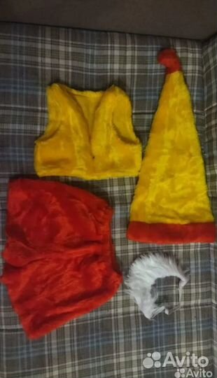 Новогодний костюм гнома 104