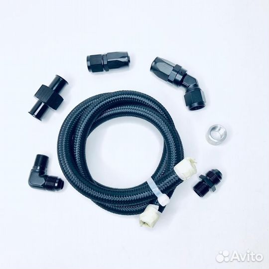 Охлаждение 6-го цилиндра 1-2JZ GTE AN6 армированны