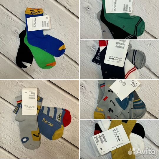 Носки H&M 22/24, 31/33 для мальчика